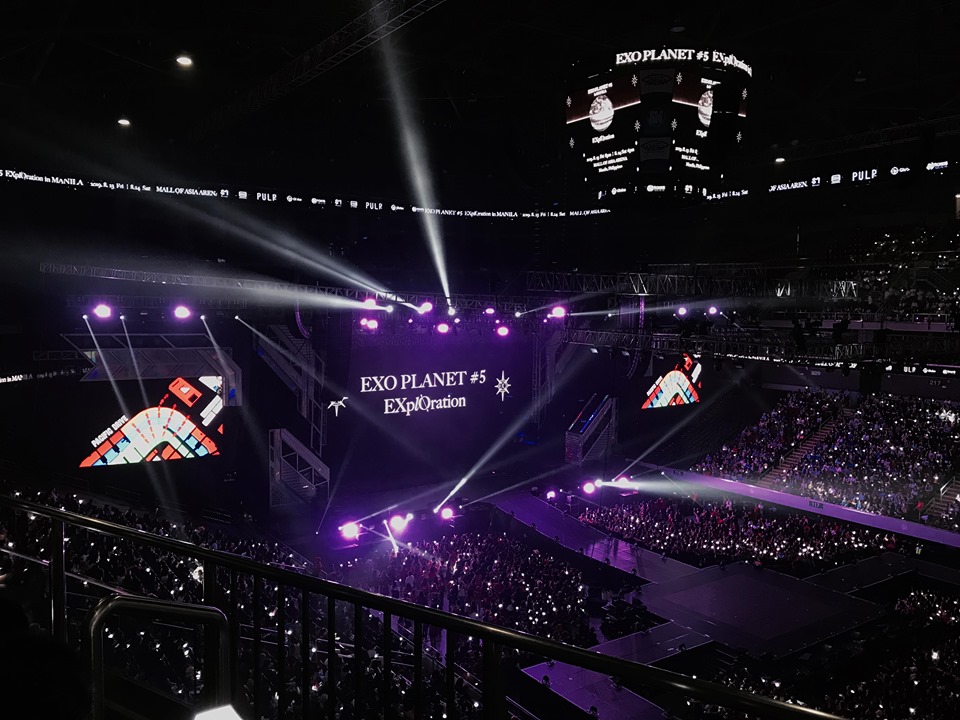 Exo's concert Stage at the Mall of Asia Arena | Photo by Evan Jane Guino-o