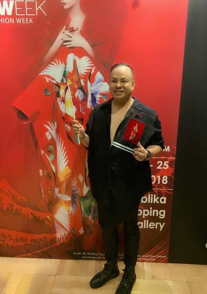 The artist known as Jet. There's nowhere to go but up for the hyphenate. Here shown during the Asian Fashion Week where he represented the country. Photo furnished to DNX by Jet Salcedo.