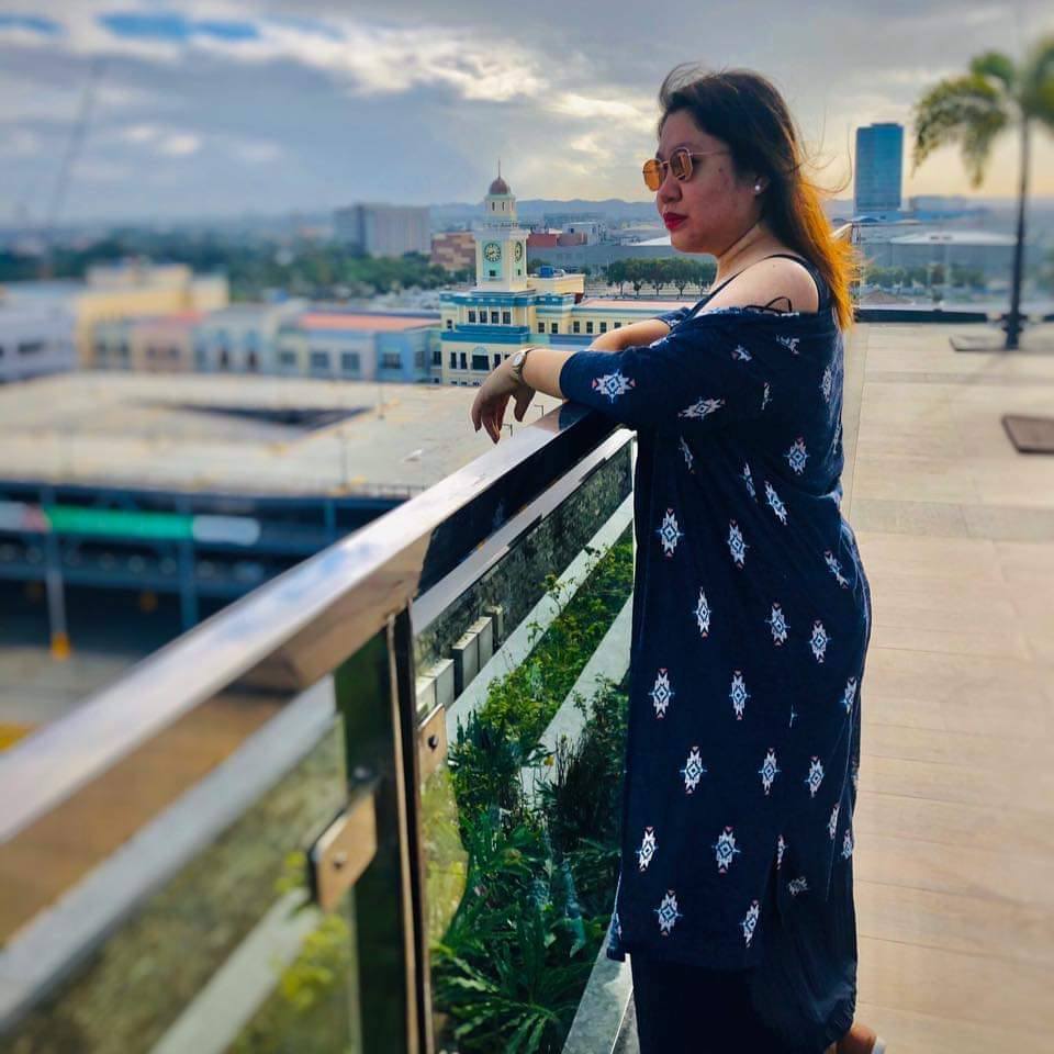 Glazyl on vacation. | Photo courtesy of Glazyl Yulo Masculino