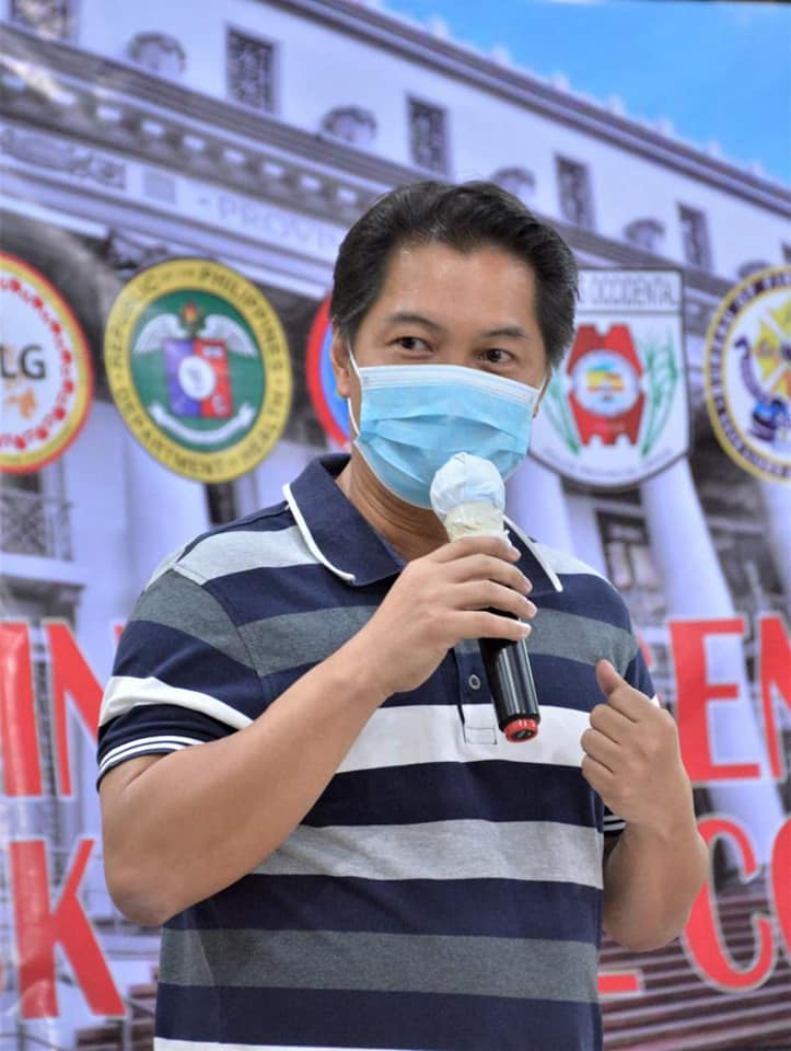 capitol adviser: rate of transmission key to quarantine level change 1 Capitol adviser and former solon Alfredo Abelardo Benitez. | Photo from Provincial Government of Negros Occidental FB page