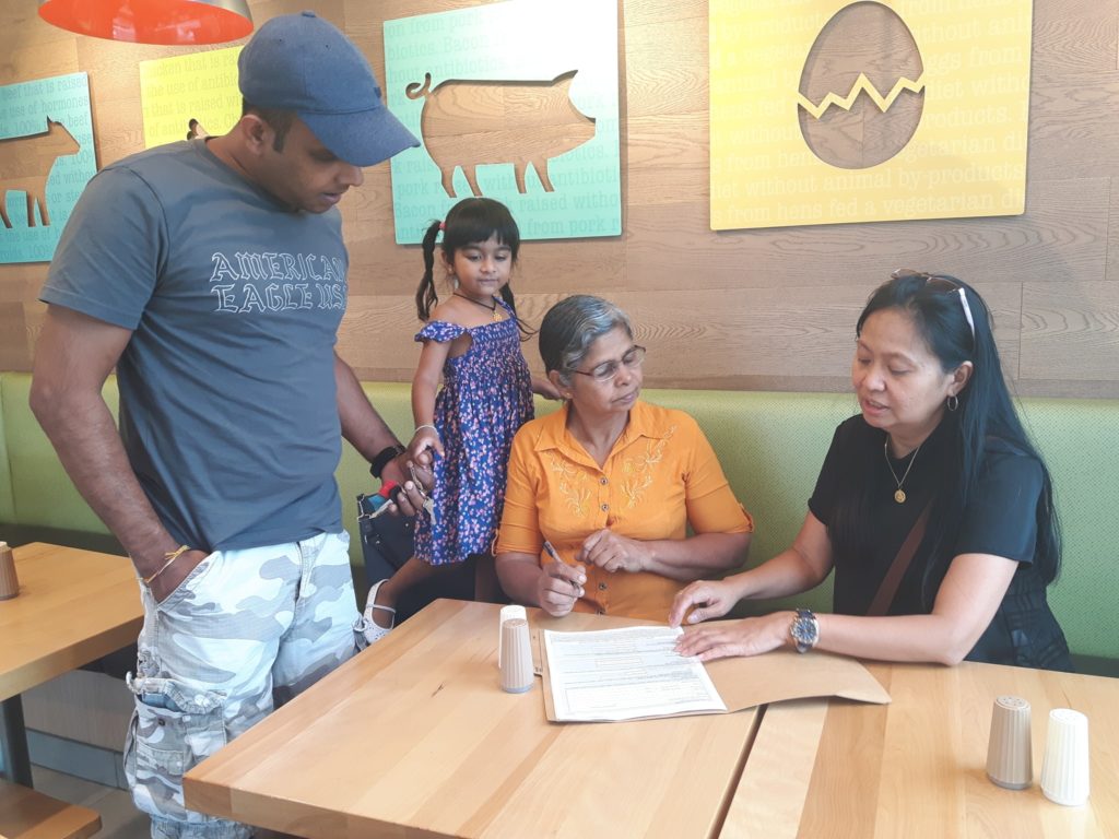 DAYDINE AT WORK. Gerardine Alcalde, owner of Access-Pro Immigration Services have been providing services to those who wish to go to Canada to visit, study, or migrate. | Photos from Access-Pro Immigration Services (AIMS) Facebook page