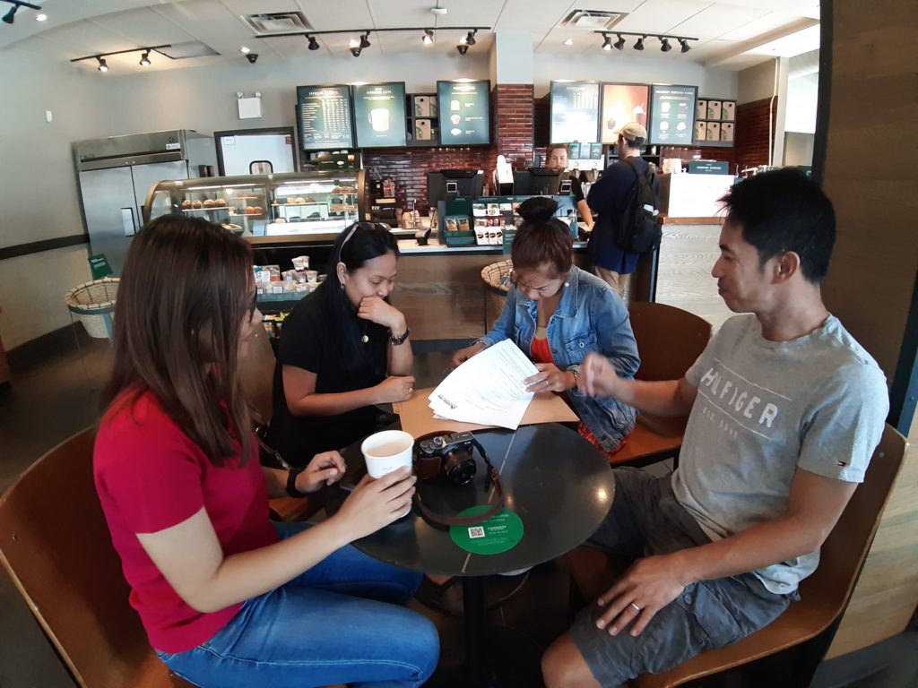DAYDINE AT WORK. Jenny & Essie are sponsoring 2 children from the Philippines after successfully bringing Kathrina to Canada as an international student. | Photos from Access-Pro Immigration Services (AIMS) Facebook page