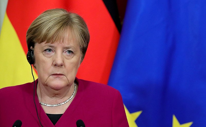 Following the Russian-German talks, Vladimir Putin and Federal Chancellor of Germany Angela Merkel made statements for the press and answered journalists’ questions. | "Angela Merkel" by Russian Presidential Executive Office is licensed under CC BY 4.0