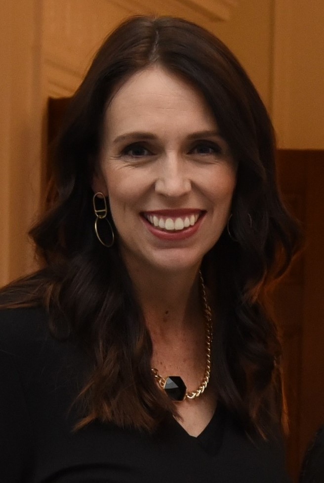 Prime Minister Jacinda Ardern at the 2018 Arts Foundation Icon Awards. | "Jacinda Ardern" by Government House, New Zealand is licensed under CC BY 4.0
