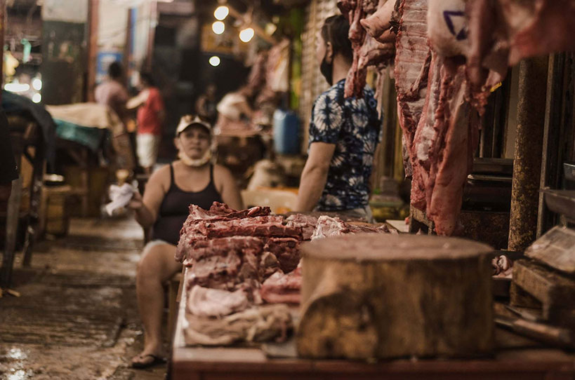 market monitor: pork prices hiked, chicken prices dropped during pandemic, survey shows 1 Images in a market. Prices of pork in Bacolod hiked by almost P20, market monitoring among five suppliers in Libertad South Public Market showed. | Photo by Rodney A. Jarder, Jr.