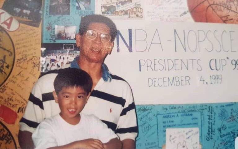 Dodong bascon with kid
