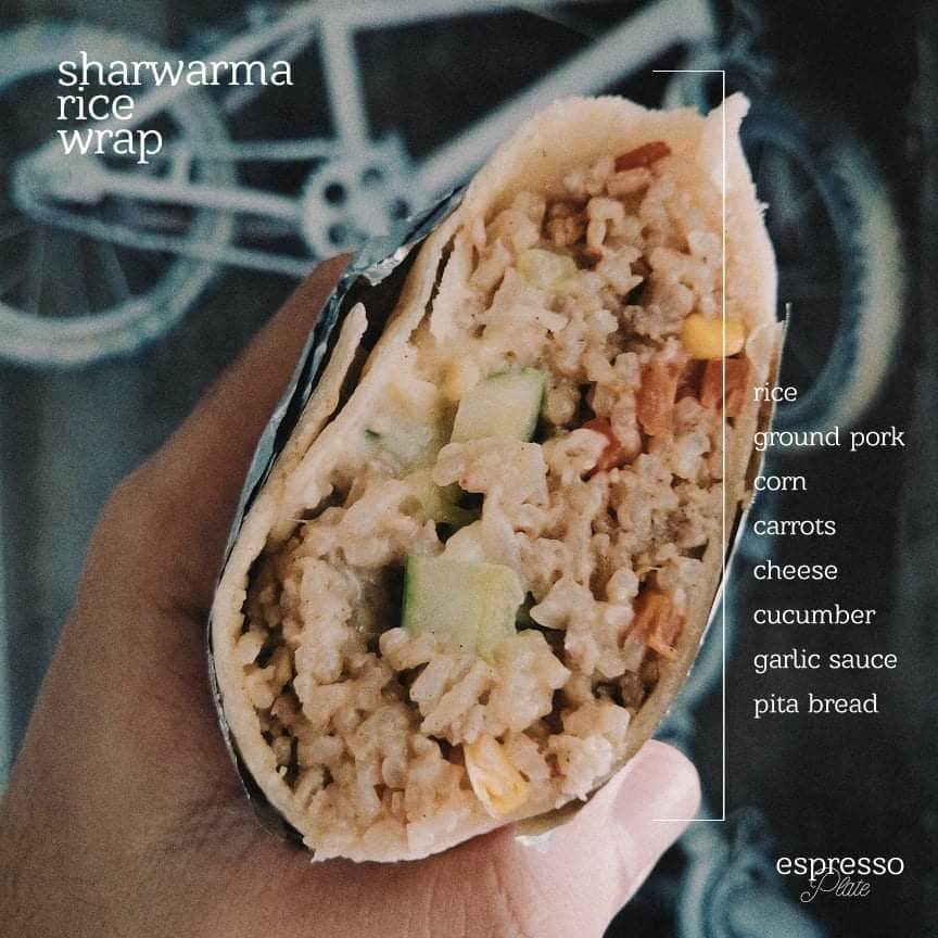 They have shawarma too.  Creativity finds its way in how food of Espresso is presented, as shown here.  | Photo by Jose Aaron C. Abinosa
